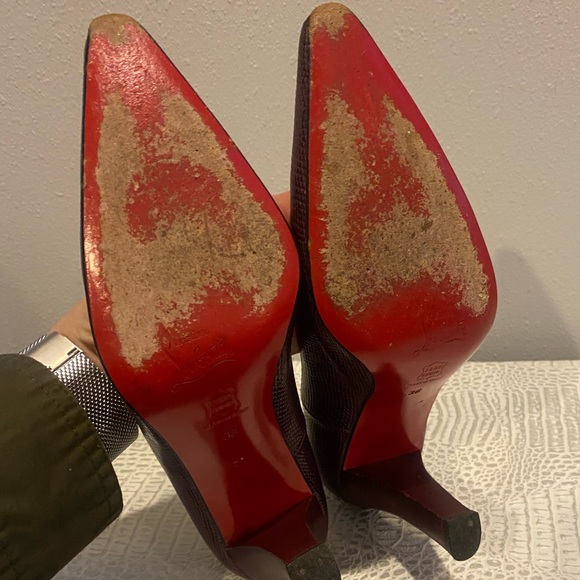 Christian Louboutin Karung Pointed Toe Pumps Authentic Size 36 - Picture 4 of 6